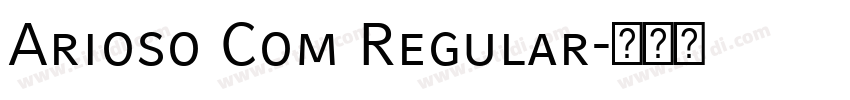 Arioso Com Regular字体转换